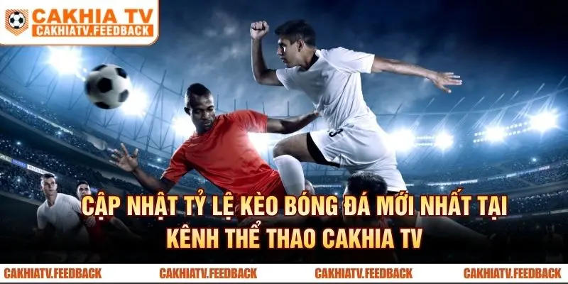 Cập nhật tỷ lệ kèo bóng đá mới nhất tại kênh thể thao Cakhia TV